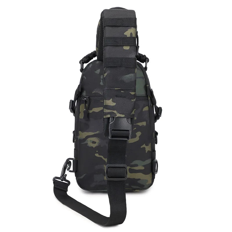 Waterproof Nylon Bloa Bag Camouflage Outdoor Chest Bag Multi-Functional Mountaineer Shoulder