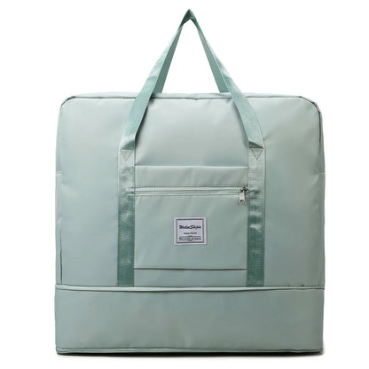 Large Capacity Travel Tote Bag – Multi-Layer Luggage Organizer
