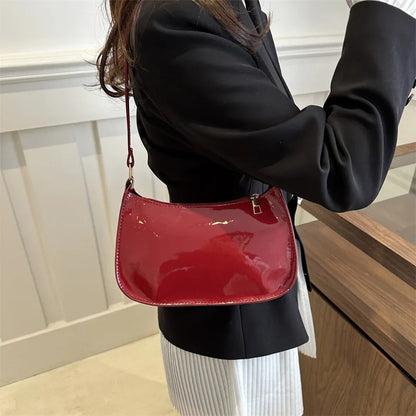 PU Leather Underarm Bag for Women – Minimalist Shoulder Tote