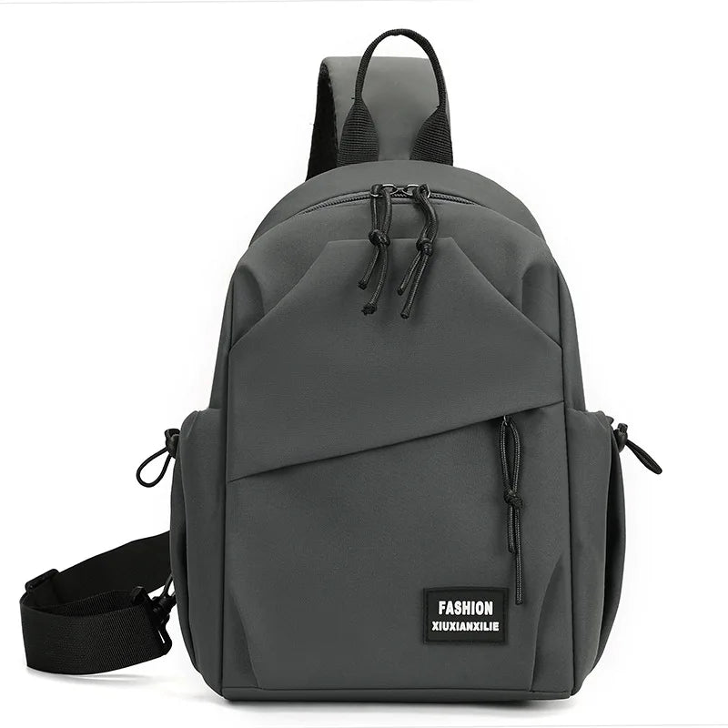 Men S Women Nylon Waterproof Travel Crossbody Simple Large Capacity Shoulder Bag - Waterproof