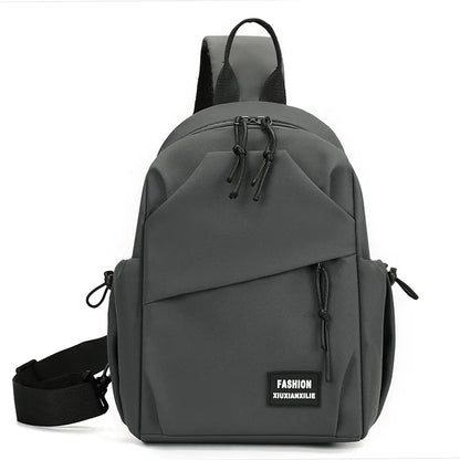 Men S Women Nylon Waterproof Travel Crossbody Simple Large Capacity Shoulder Bag - Waterproof