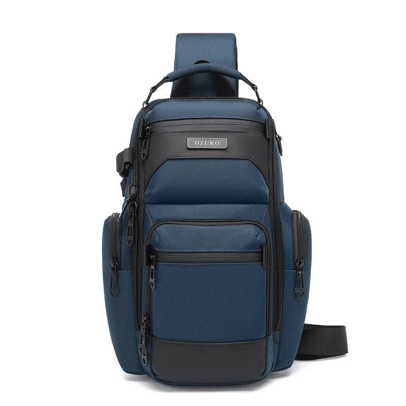 Men S Multi-Functional Lightweight Travel Hand-Held Oxford Fabric Waterproof Large-Capacity