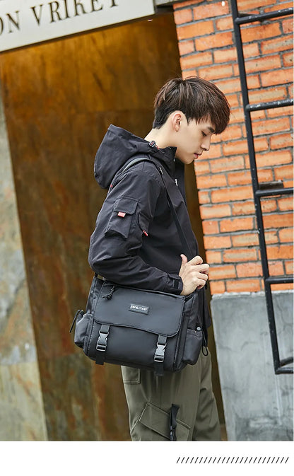 Crossbody Bag Men S Women Overalls Oxford Cloth Student Messenger Backpack Casual Shoulder