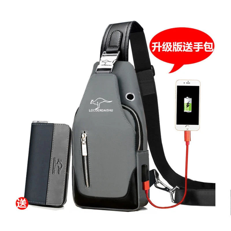 Crossbody Sling Bag – Waterproof Waist Bag for Sports and Travel