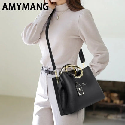 Large Capacity Leather Tote Bag – Women's Designer Handbag