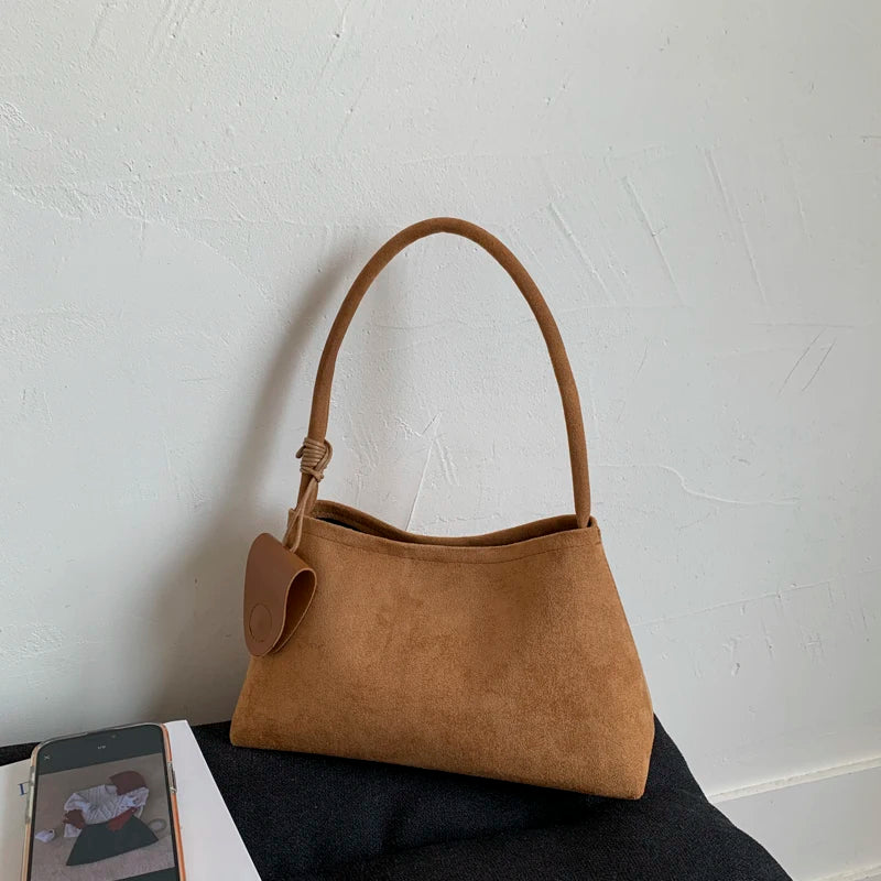Small Underarm Shoulder Bag for Women – Retro PU Leather Hobo