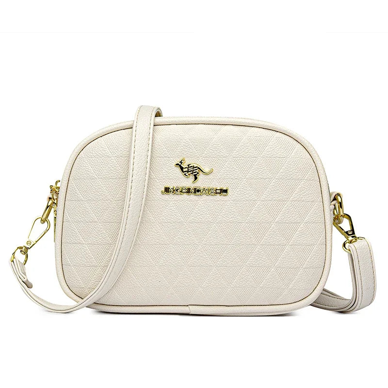 Women's Crossbody Bag – Multi-Pocket PU Leather Shoulder Handbag