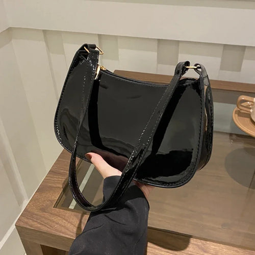 Retro PU Leather Hobo Shoulder Bag – Casual Women's Underarm Purse