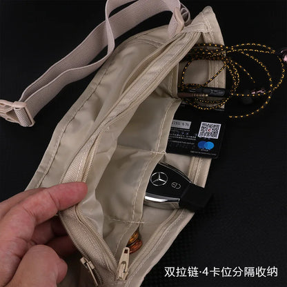 Personal Security Documents Travel Abroad Wallet Passport Card Bag Thin Mobile Phone Money