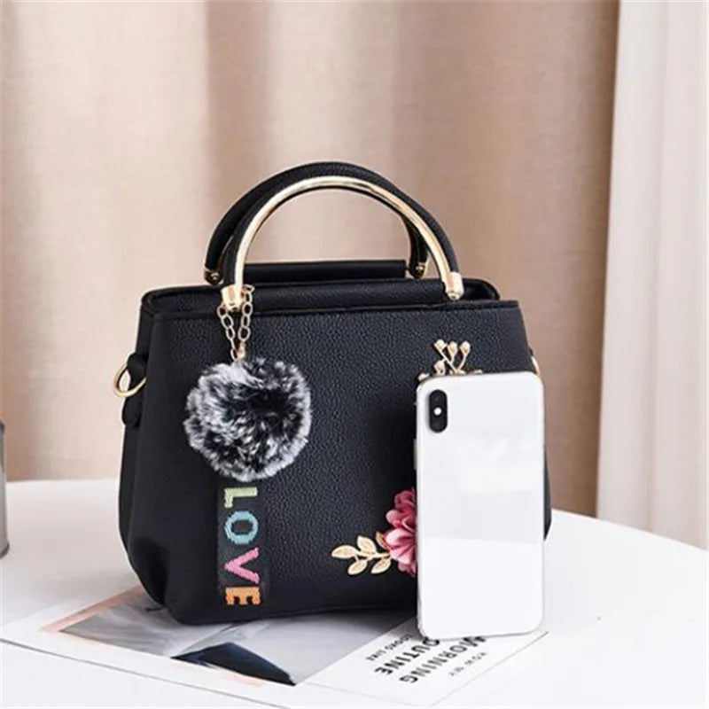 Elegant Mini Crossbody Bag 3d Flower Decor Handbag Women S Shoulder Bag Street Trends Tote Bag Purse