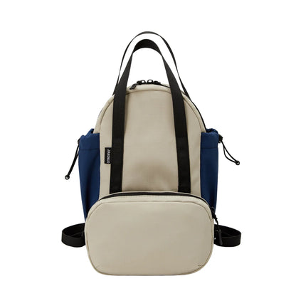 Versatile Color-Blocking Schoolbag Travel Bag Oxford Cloth Lightweight Durable Multi-Functional