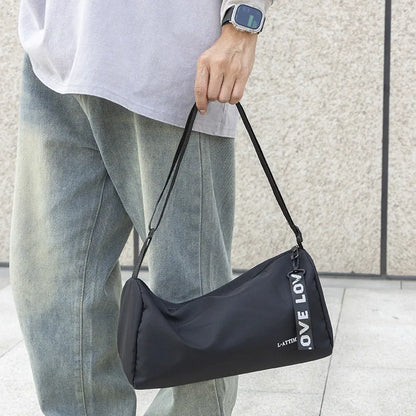 Travel Men S Sports Light Outdoor Crossbody Bag Large Capacity Luggage Single Shoulder Bucket