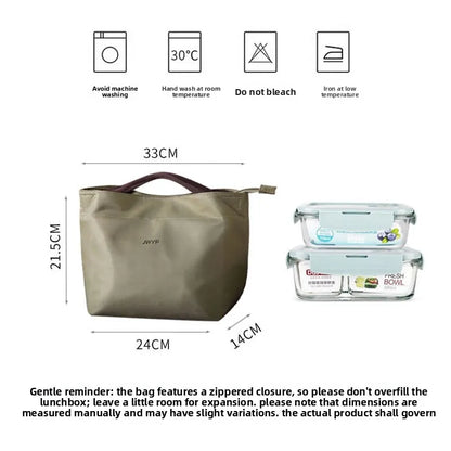 Insulated Lunch Bag – Waterproof Thermal Cooler Tote with Aluminum Foil Liner