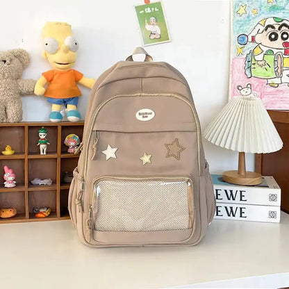 Star Ita Backpack – Transparent Display School Bag for Girls
