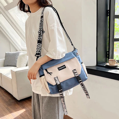Commuter Versatile Anti Splash Crossbody Bag Casual Single Shoulder Large Capacity Lightweight Bag