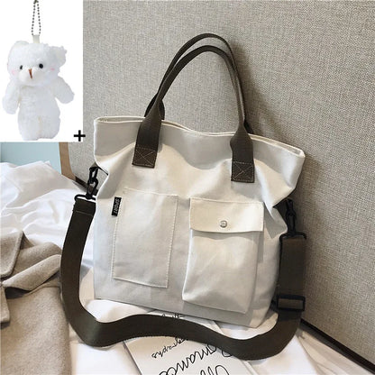 Canvas Tote Bag for Women – Shoulder & Crossbody Handbag
