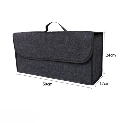 Car Trunk Organizer – Foldable Felt Storage Box for Auto