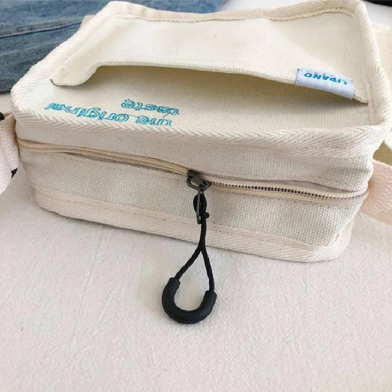 Cute Canvas Small Bag Female Japanese Harajuku Diagonal Wild Student Girls Shoulder Bags Women Daily