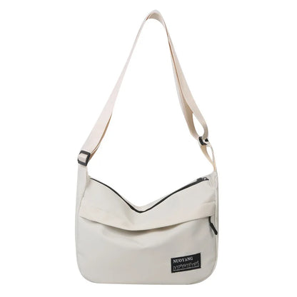 Nylon Messenger Bag – Women's Crossbody Shoulder Bag with Adjustable Strap