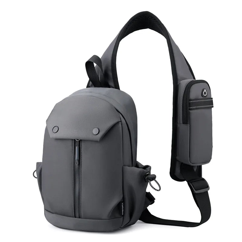 Chest Bag Men S Single Shoulder Waterproof Commuting Cell Phone Storage Diagonal Cross - Waterproof