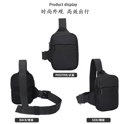 Waterproof Oxford Fabric Crossbody Bag Men Women Mobile Phone Storage Lightweight Small Crossbody