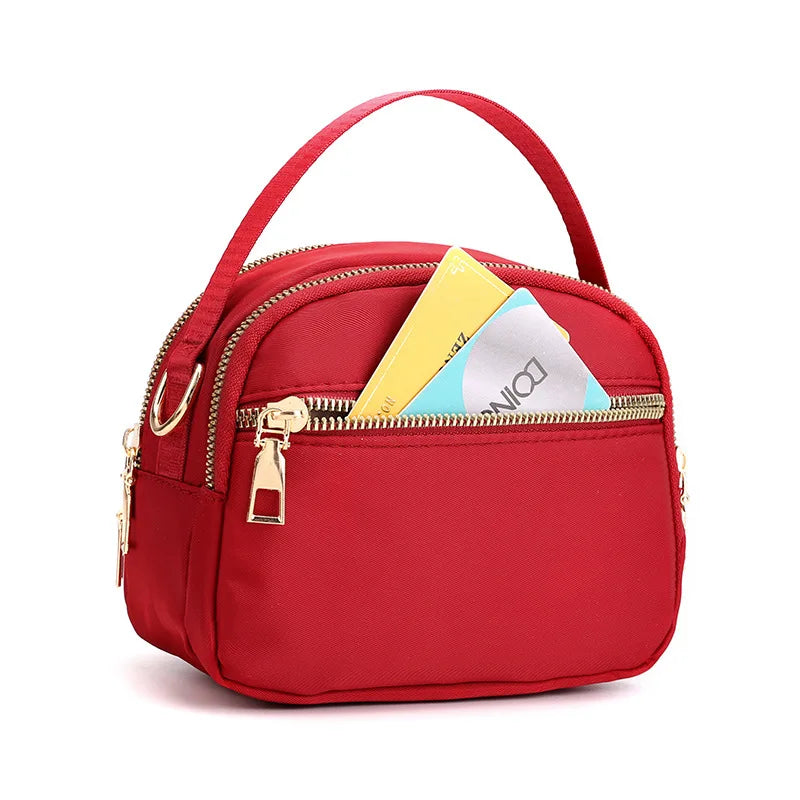 Fashionable Versatile Nylon Fabric Large-Capacity Shell Bag Lightweight Single-Shoulder Crossbody