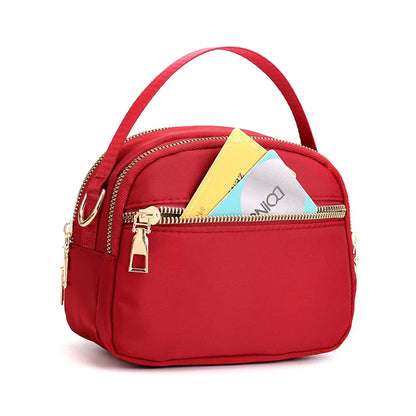 Fashionable Versatile Nylon Fabric Large-Capacity Shell Bag Lightweight Single-Shoulder Crossbody