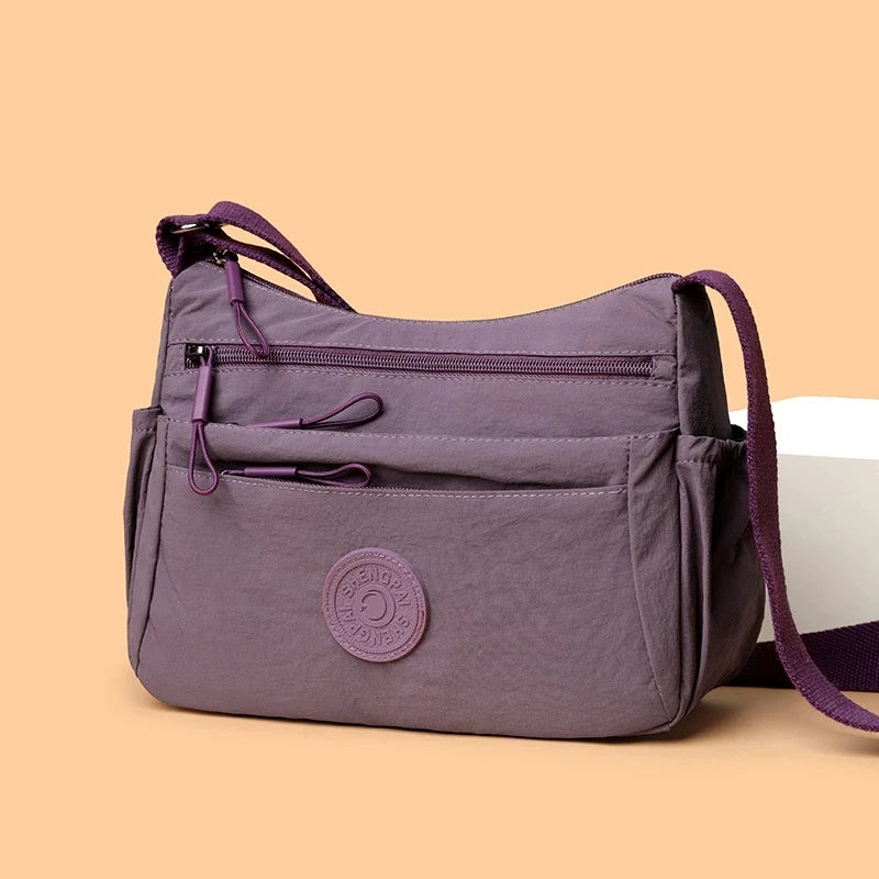 Multi-Pocket Casual Crossbody Bag for Women