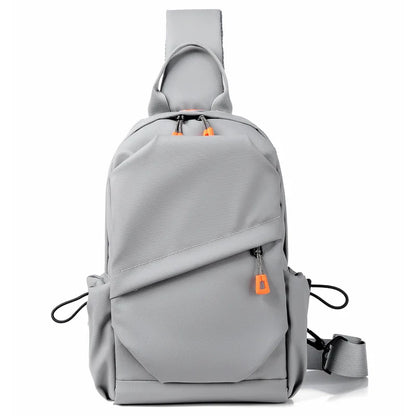 Men S Women Waterproof Film Large-Capacity Chest Bag Cross-Body Shoulder Backpack Leisure