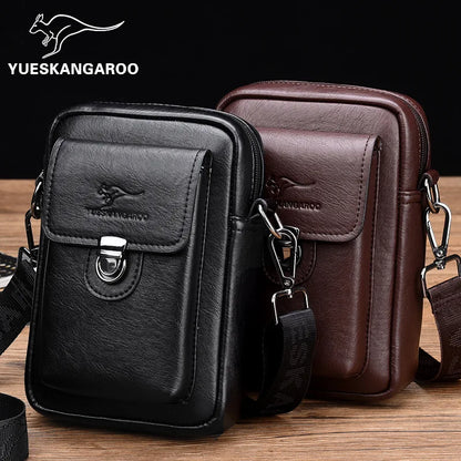 Mobile Phone Storage Men S Crossbody Buckle Small Backpack