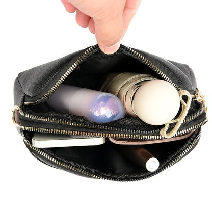 Crossbody Shoulder Bag for Women – Luxury PU Leather Designer Handbag