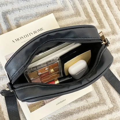 PU Leather Camera Crossbody Bag – Quilted Women’s Shoulder Bag
