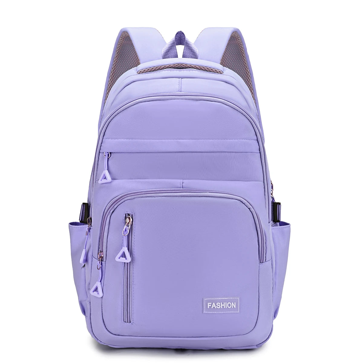 Simple Candy Colored Gentle Backpack Lightweight Load Reducing Multi-Layer Storage Student School
