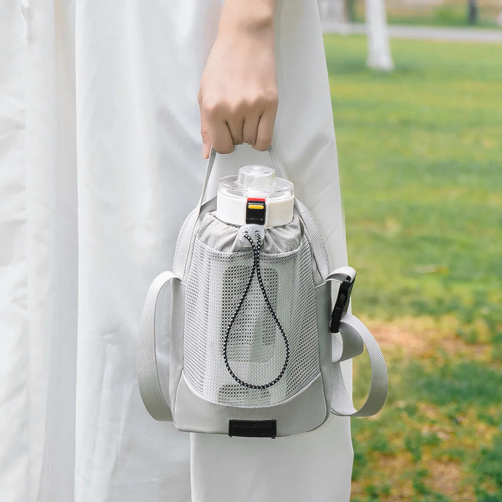 Travel Water Cup Case Portable Change Key Mobile Phone Crossbody Bag