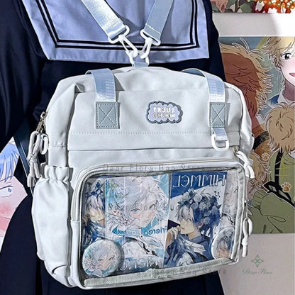 Ita Crossbody Bag Transparent Pocket DIY Badge – Y2K