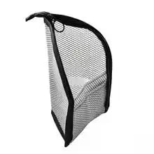 Homefish Eva Transparent Mesh Travel Toiletry Bag Portable Cosmetic Makeup Organizer Zipper Pouch