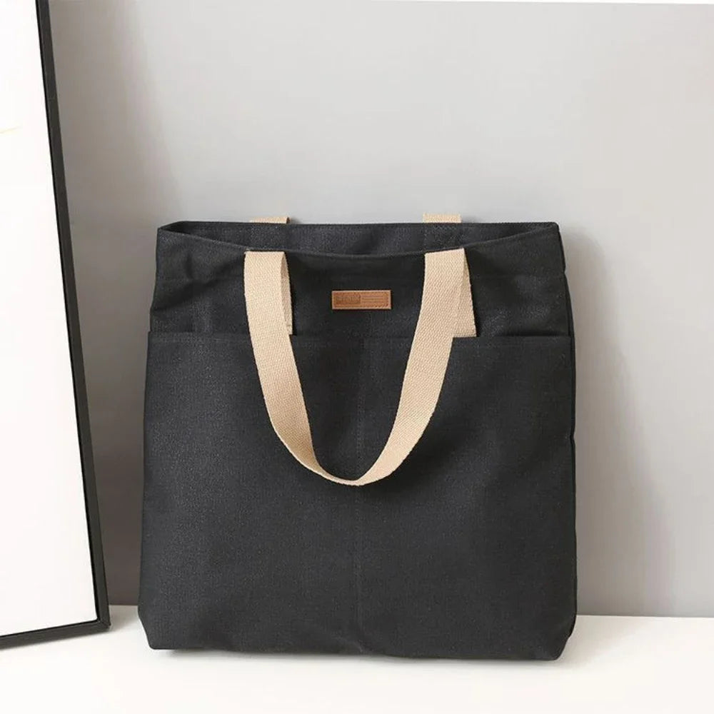Large Canvas Tote Bag for Women – Everyday Shoulder Handbag