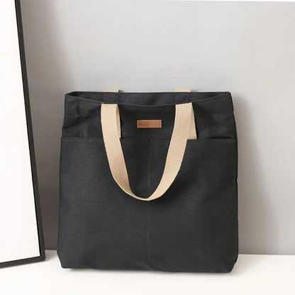Large Canvas Tote Bag for Women – Everyday Shoulder Handbag
