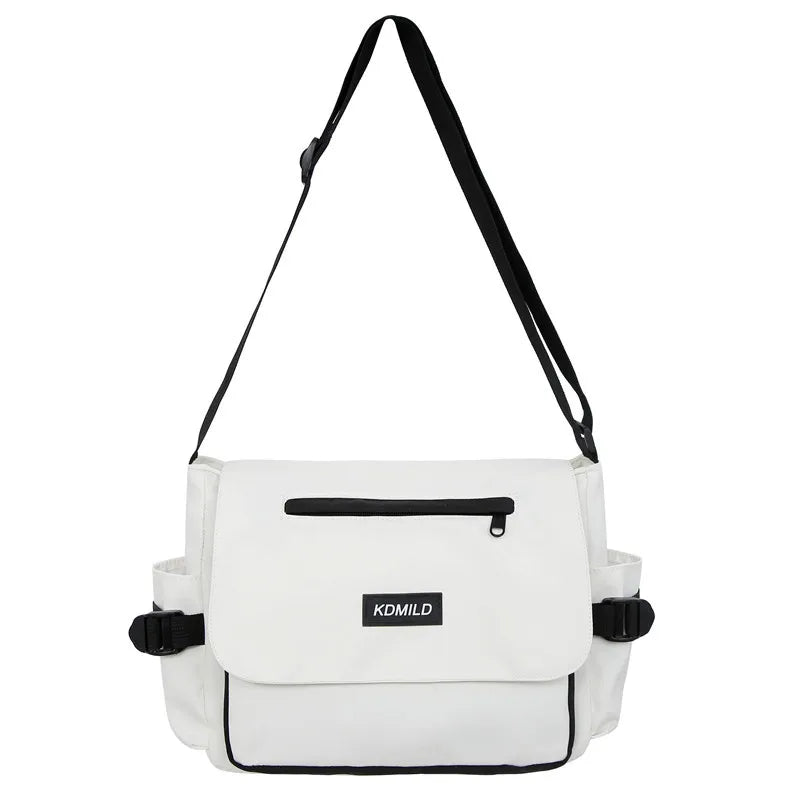 Waterproof Canvas Crossbody Messenger Bag for Teen Boys & Men