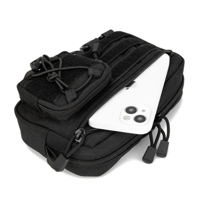 1000d Edc Pouch Molle Organizer Bag Utility Tool Horizontal Modular Outdoor Waist Pack Emt Hunting