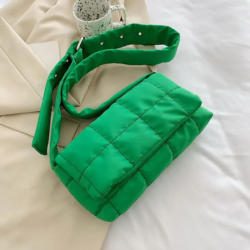 Space Cotton Down Jacket Shoulder Bag Strap Adjustment