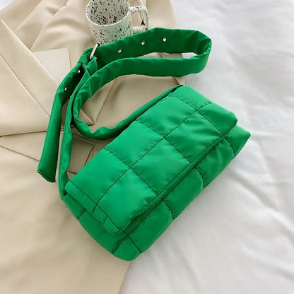 Space Cotton Down Jacket Shoulder Bag Strap Adjustment