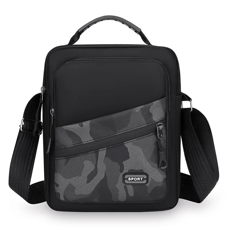 Multifunctional Simple Sports Outdoor Shoulder Crossbody Bag Trend Men S Large Capacity