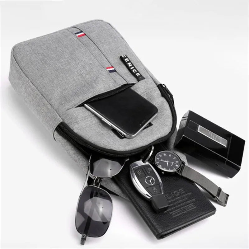 Men's Chest Bag Sling – Crossbody Shoulder Pack for Outdoor Sports