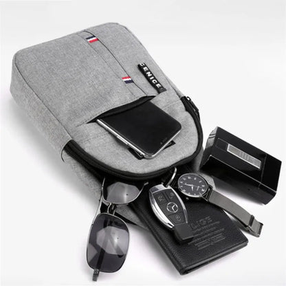 Men's Chest Bag Sling – Crossbody Shoulder Pack for Outdoor Sports