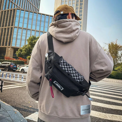 This Large-Capacity Men S Single-Shoulder Daily Cycling Casual Sports Crossbody Backpack Is Simple