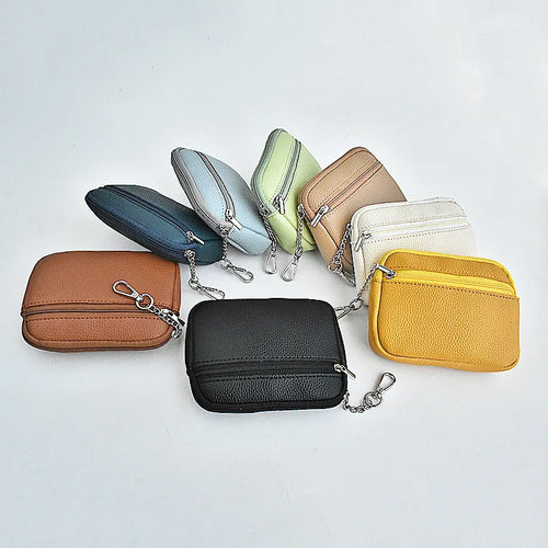 Men S Women Multi-Functional Zipper Coin Purse Lipstick