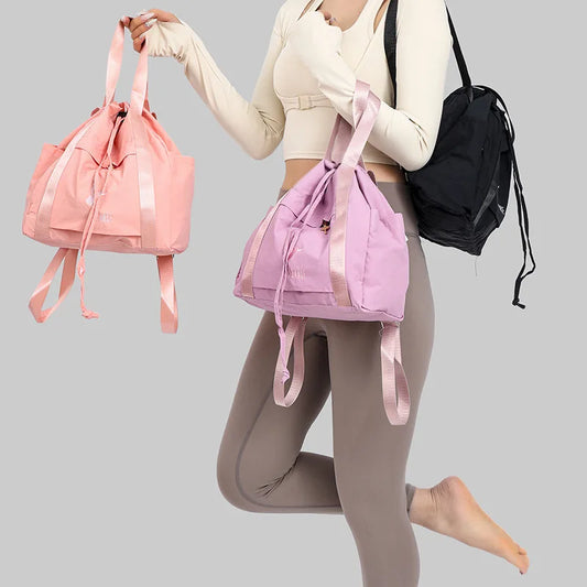 Adult Yoga Dance Sports Backpack Children Shoulder Storage Nylon Cloth Waterproof - Waterproof