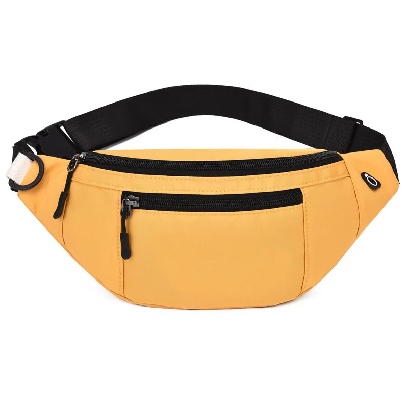 Fashionable Waist Bag Simple Multifunctional Shoulder Crossbody Go Out Oxford Cloth Change Mobile