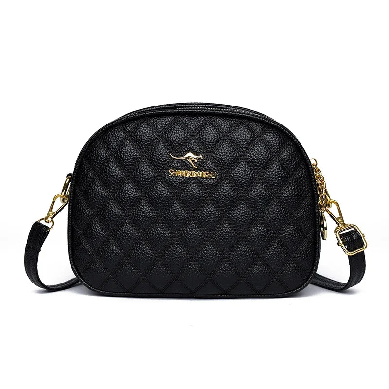 Women's Crossbody Bag – Multi-Pocket PU Leather Shoulder Handbag